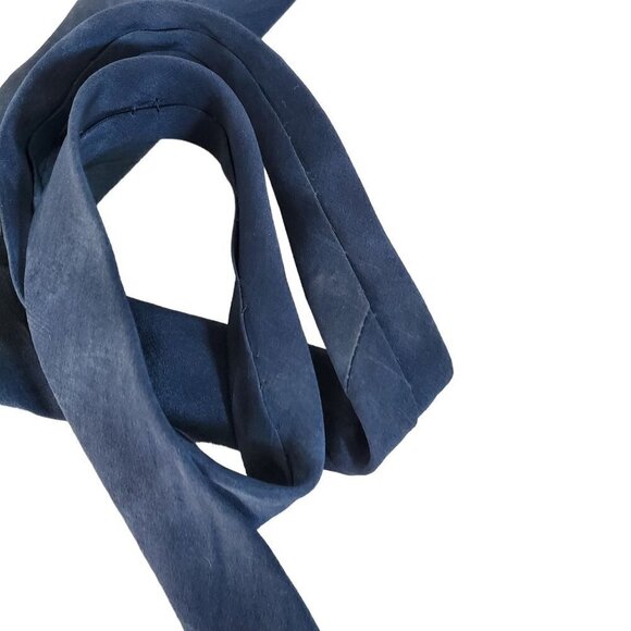 1991 Vintage WWF Silk Tie #141 Black Rhinoceros Blue Mlticolor Mens 4.5" x 60" - Picture 9 of 9